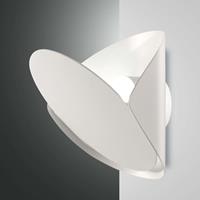 Fabas Luce LED-Wandleuchte Shield, dimmbar, weiß