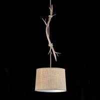Mantra Hanglamp Sabina met stoffen kap, 1-lamp, 35 cm