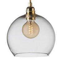 Ebb & Flow Rowan hanglamp helder glas, goud Ø 22cm