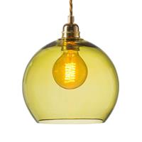 Ebb & Flow Rowan hanglamp goud/olijfgroen Ø 22cm