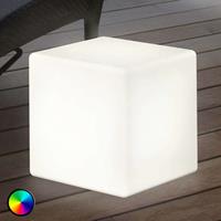 8Seasons Außendekorationsleuchte LED Shining Cube 43 cm