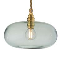 Ebb & Flow Horizon glas-hanglamp groen Ø 21 cm