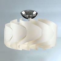 Artempo Italia Plafondlamp Sky Mini Ellix in houtoptiek wit
