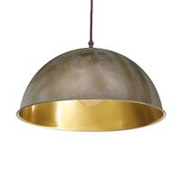 Moretti Hanglamp Circle goud / messing antiek, Ø30cm