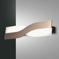 Fabas Luce LED-Wandlampe Riace 50 cm bronze