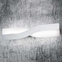 Fabas Luce LED-Wandlampe Riace 50 cm aluminium
