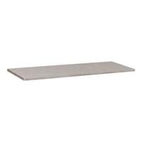 Saniclass Concrete wastafelblad 119.5x45.7x2.5cm Gecoat Beton Grijs gemêleerd 2145