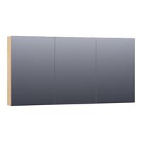 Saniclass Plain Spiegelkast 139x70x15cm Grey Oak SK-PL140GO