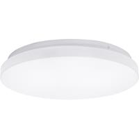 BES LED LED Plafondlamp - Aigi Alona - Opbouw Rond - 12W - Helder/Koud Wit 6500K - Mat Wit - Kunststof