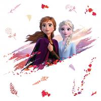 Roommates Wandsticker Disney Frozen II - Elsa & Anna mehrfarbig
