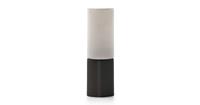 Home Sweet Home tafellamp Cilinder 33 - zwart/wit glas