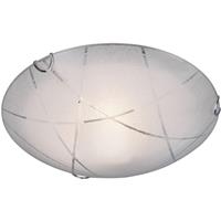 BES LED LED Plafondlamp - Plafondverlichting - Trion Sandra - E27 Fitting - 1-lichts - Rond - Mat Wit - Glas