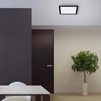 Home24 LED-plafondlamp Flat III, 