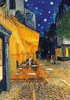 PGM Vincent Van Gogh - Café-Terrasse am Abend Kunstdruk 21x29.7cm