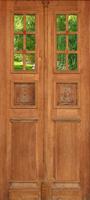 Papermoon Fotobehang Door - deurbehang Vlies, 2 banen, 90x 200 cm (2 stuks)
