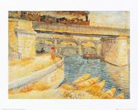 PGM Vincent Van Gogh - Il ponte di Asnieres Kunstdruk 50x40cm