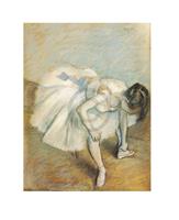 PGM Edgar Degas - Danseuse nouant son brodequin Kunstdruk 24x30cm