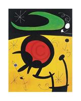 PGM Joan Miro - Vuelo de pajaros Kunstdruk 40x50cm