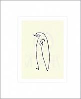PGM Pablo Picasso - Le pingouin Kunstdruk 50x60cm