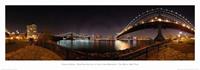 PGM Patrick Grube - New York Skyline at Night Kunstdruk 95x33cm