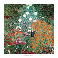 PGM Gustav Klimt - Giardino fiorito Kunstdruk 70x70cm