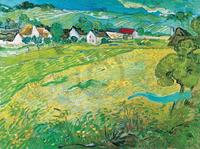 PGM Vincent Van Gogh - Sonnige Wiese bei Auvers, 1890 Kunstdruk 80x60cm