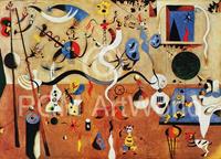PGM Joan Miro - Il carnevale d'Arlecchino Kunstdruk 80x60cm