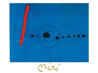 PGM Joan Miro - Blue II, 4-3-61 Kunstdruk 80x60cm