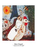 PGM Marc Chagall - Les fiances Kunstdruk 60x80cm