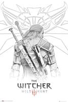 ABYStyle GBeye The Witcher Geralt Sketch Poster 61x91,5cm