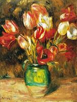 PGM Auguste Renoir - Tulips in a Vase Kunstdruk 60x80cm