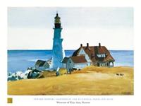 PGM Edward Hopper - Lighthouse and Buildings Kunstdruk 80x60cm