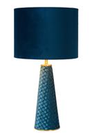 Lucide VELVET Tafellamp E27/40W H47cm Blauw