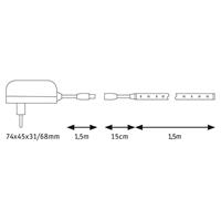 Paulmann SimpLED-Strip Set, beschichtet, warmweiß