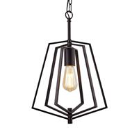 Searchlight Hanglamp Slinky, 1-lamp, zwart mat