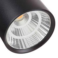 Lucande Takio LED-Downlight 2700K Ø10cm schwarz