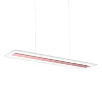 Linea Light LED hanglamp Antille, glas, rechthoekig, koper