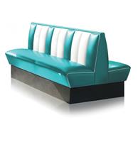 Bel Air Dinerbank Double Booth HW-150DB Turquoise -  Dinerbank Double Booth HW-150DB Turquoise