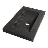 sanituba Corestone SMALL wastafel basalt zonder kraangaten 60cm