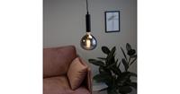 Dimehouse Industriële hanglamp Katie smokey glass