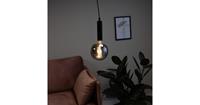 Dimehouse Industriële hanglamp Lewis smokey glass