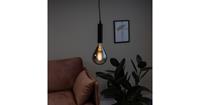 Dimehouse Industriële hanglamp Miles smokey glass