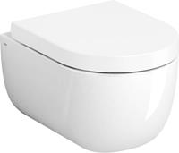 Clou - Hammock Wand-WC mit Sitz Softclose und Quick Release Keramik Weiß - weiß