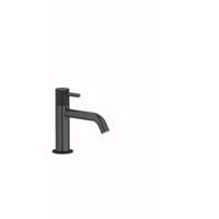 Plieger Roma 1-gats toiletkraan met vaste uitloop zwart chroom ID458 BLACK CHROME