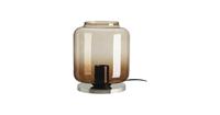 Light Depot tafellamp Cylinder E27 - bruin glas
