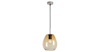 Light Depot hanglamp Ovaal E27 - amber glas