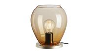 Light Depot tafellamp Ovaal E27 - amber glas