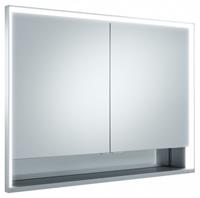 Keuco Spiegelschrank Royal Lumos (Badezimmerspiegelschrank mit Beleuchtung LED), Unterputz-Einbau, mit Steckdose