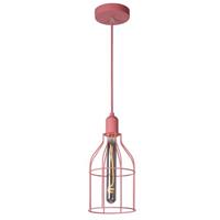Lucide hanglamp Paulien roze E27