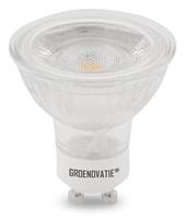 groenovatie GU10 LED Spot COB Glas 5W Warm Wit 830 Dimbaar